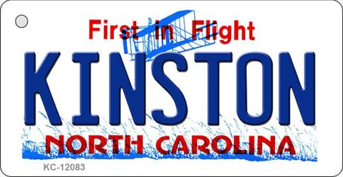 Kinston North Carolina State Novelty Metal Key Chain KC-12083