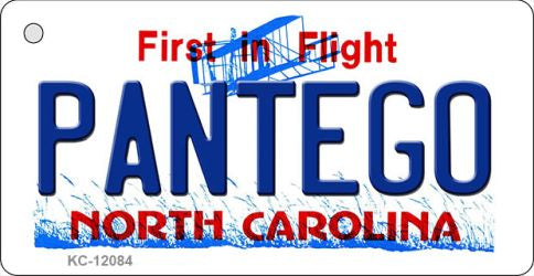Pantego North Carolina State Novelty Metal Key Chain KC-12084