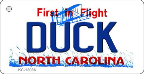 Duck North Carolina State Novelty Metal Key Chain KC-12086