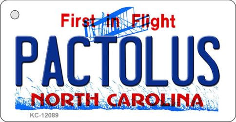 Pactolus North Carolina State Novelty Metal Key Chain KC-12089