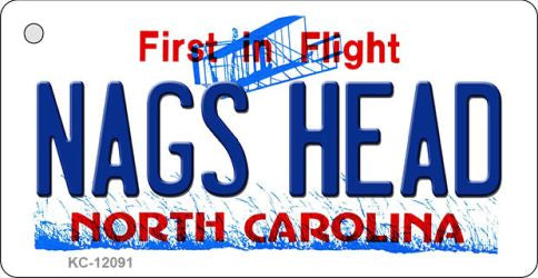 Nags Head North Carolina State Novelty Metal Key Chain KC-12091