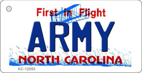 Army North Carolina State Novelty Metal Key Chain KC-12093