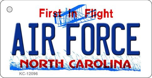 Air Force North Carolina State Novelty Metal Key Chain KC-12096