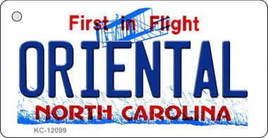 Oriental North Carolina State Novelty Metal Key Chain KC-12099