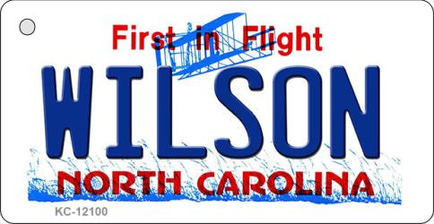 Wilson North Carolina State Novelty Metal Key Chain KC-12100