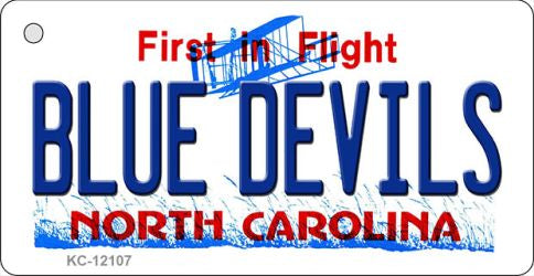 Blue Devils North Carolina State Novelty Metal Key Chain KC-12107