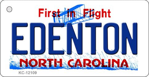 Edenton North Carolina State Novelty Metal Key Chain KC-12109