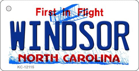 Windsor North Carolina State Novelty Metal Key Chain KC-12115