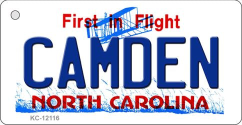 Camden North Carolina State Novelty Metal Key Chain KC-12116