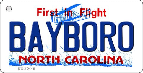 Bayboro North Carolina State Novelty Metal Key Chain KC-12118