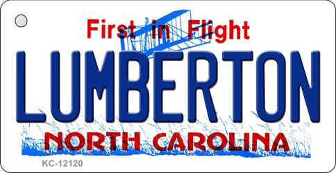 Lumberton North Carolina State Novelty Metal Key Chain KC-12120