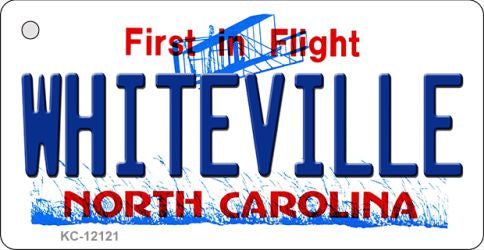 Whiteville North Carolina State Novelty Metal Key Chain KC-12121