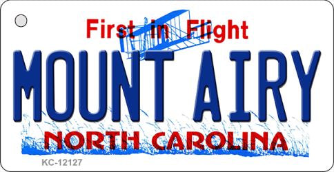 Mount Airy North Carolina State Novelty Metal Key Chain KC-12127