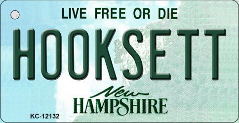 Hooksett New Hampshire Novelty Metal Key Chain KC-12132