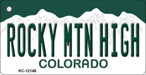 Rocky Mountain High Colorado Novelty Metal Key Chain KC-12146