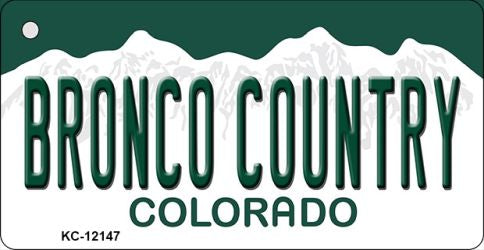 Bronco  Colorado Novelty Metal Key Chain KC-12147