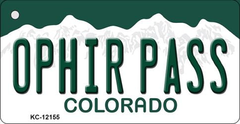 Ophir Pass Colorado Novelty Metal Key Chain KC-12155