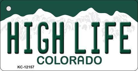 High Life Colorado Novelty Metal Key Chain KC-12157