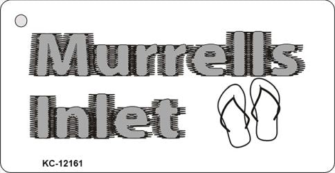 Murrells Intel SC Novelty Metal Key Chain KC-12161