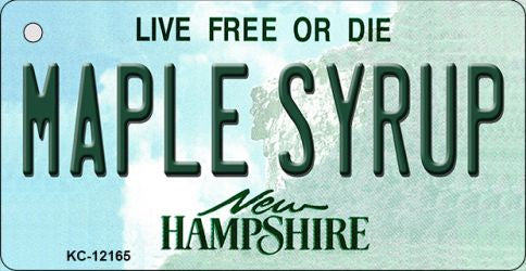 Maple Syrup New Hampshire Novelty Metal Key Chain KC-12165