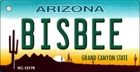 Bisbee Arizona Novelty Metal Key Chain KC-12176