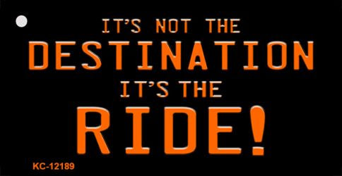 It's Not the Destination Novelty Metal Key Chain KC-12189