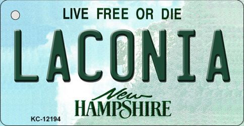 Laconia New Hampshire Novelty Metal Key Chain KC-12194