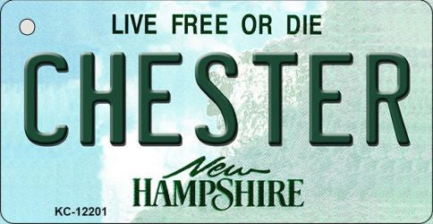 Chester New Hampshire Novelty Metal Key Chain KC-12201