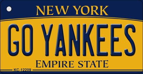 Go Yankees New York Novelty Metal Key Chain KC-12209