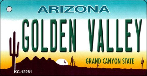 Golden Valley Arizona Novelty Metal Key Chain KC-12281