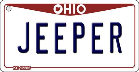 Ohio Jeeper Novelty Metal Key Chain KC-12285