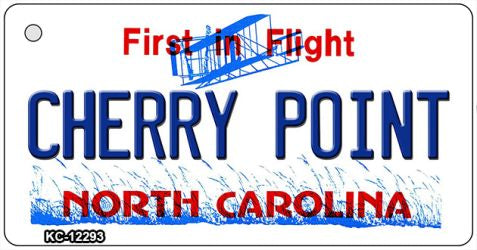 North Carolina Cherry Point Novelty Metal Key Chain KC-12293