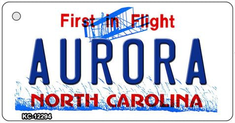 North Carolina Aurora Novelty Metal Key Chain KC-12294