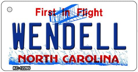 North Carolina Wendell Novelty Metal Key Chain KC-12295