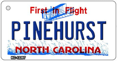 North Carolina Pinehurst Novelty Metal Key Chain KC-12297