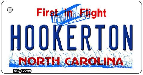 North Carolina Hookerton Novelty Metal Key Chain KC-12299