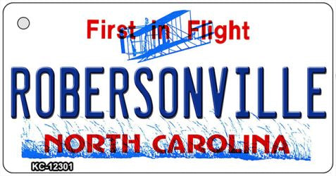 North Carolina Robersonville Novelty Metal Key Chain KC-12301