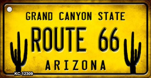 Arizona Route 66 Novelty Metal Key Chain KC-12309