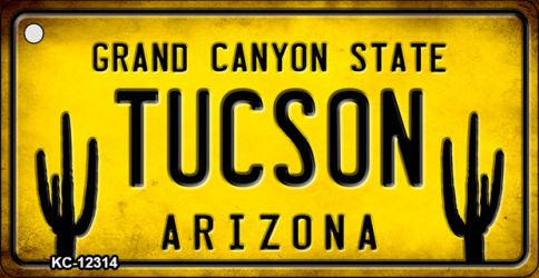 Arizona Tucson Novelty Metal Key Chain KC-12314