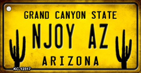 Arizona NJOY AZ Novelty Metal Key Chain KC-12317