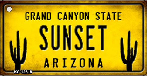 Arizona Sunset Novelty Metal Key Chain KC-12318