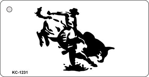 Bull Rider Novelty Aluminum Key Chain KC-1231