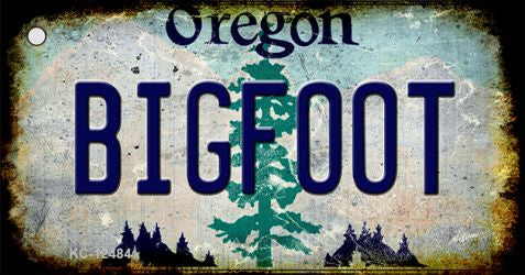 Bigfoot Oregon Novelty Metal Key Chain KC-12484