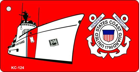 Coast Guard Novelty Aluminum Key Chain KC-124
