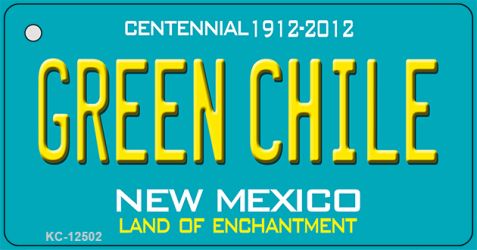 Green Chile New Mexico Green Novelty Metal Key Chain KC-12502