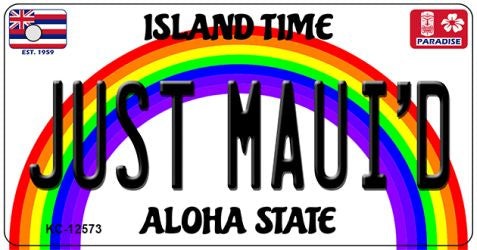 Just Mauid Novelty Metal Key Chain KC-12573