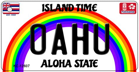 Oahu Novelty Metal Key Chain KC-12607