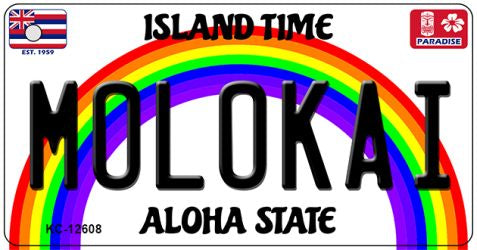 Molokai Novelty Metal Key Chain KC-12608