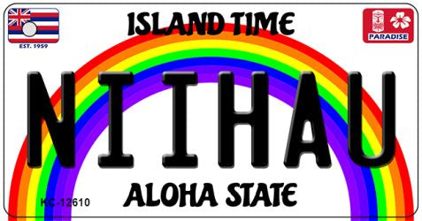 Niihau Novelty Metal Key Chain KC-12610