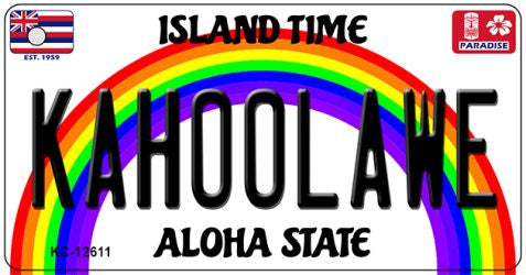 Kahoolawe Novelty Metal Key Chain KC-12611